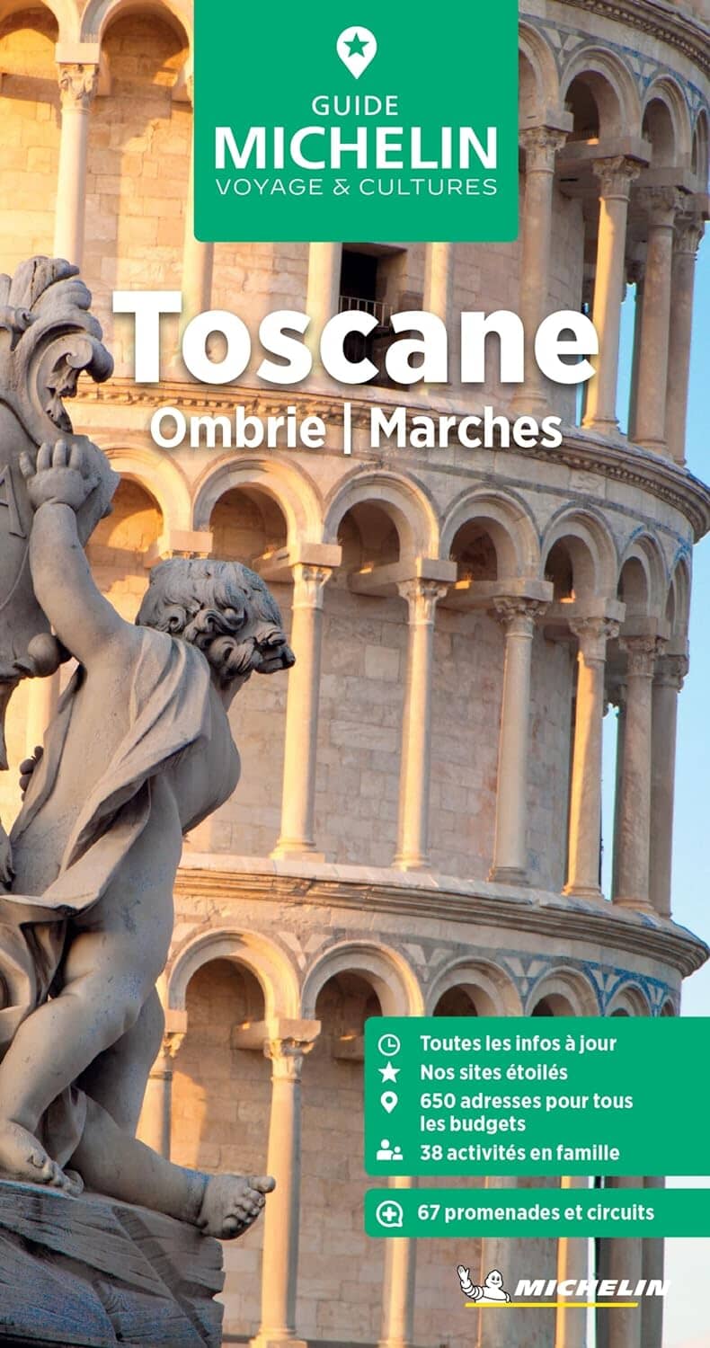 Guide Vert - Toscane, Ombrie, Marches - Édition 2024 | Michelin guide de voyage Michelin 