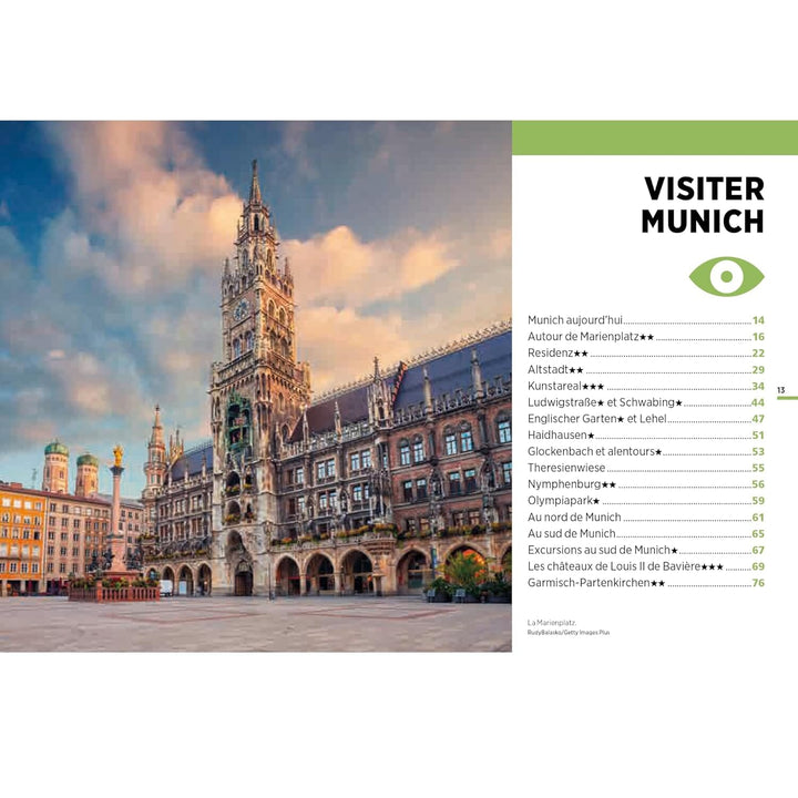 Guide Vert Week End - Munich, Châteaux Royaux de Bavière - Édition 2024 | Michelin guide de voyage Michelin 