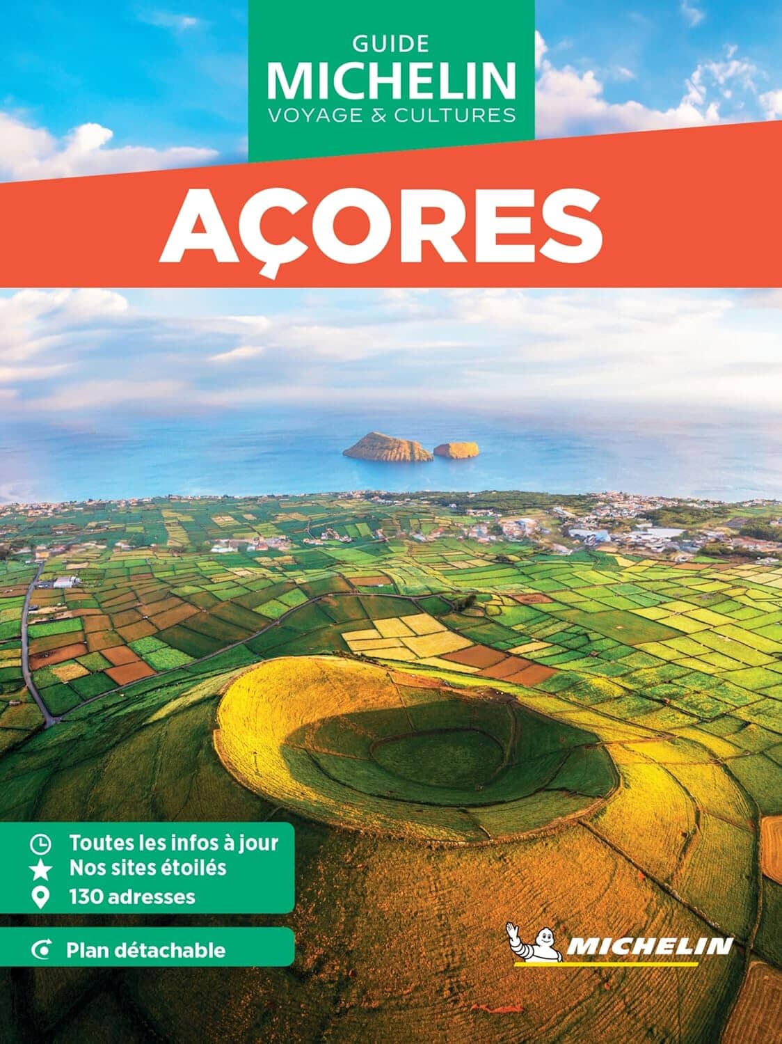 Guide Vert Week & GO - Açores + plan - Édition 2024 | Michelin guide de voyage Michelin 