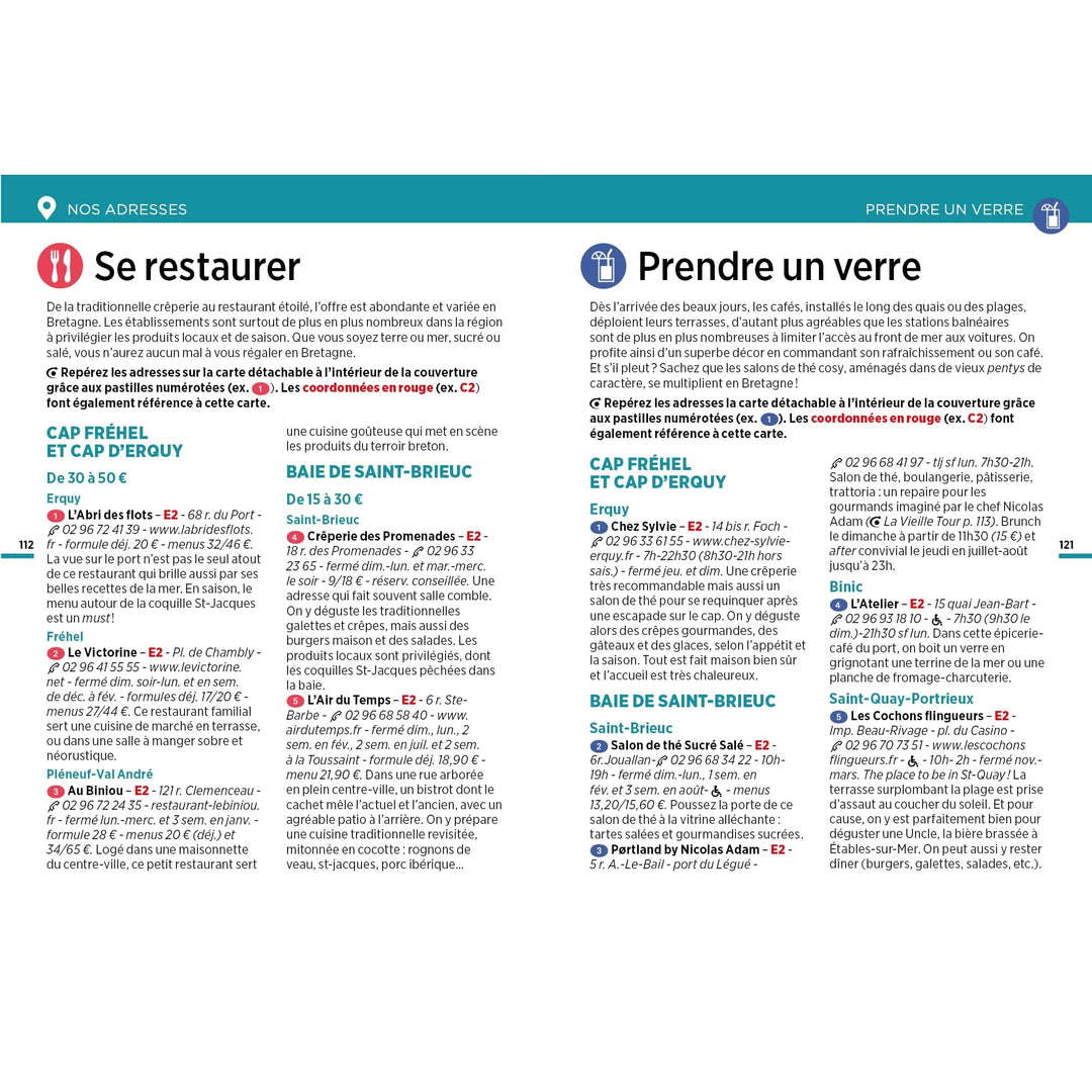 Guide Vert Week & GO - Bretagne Nord - Édition 2023 | Michelin guide petit format Michelin 