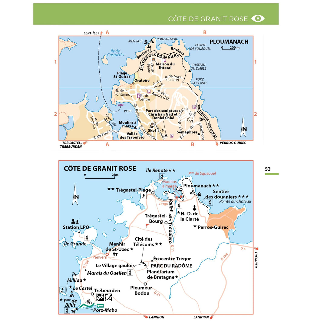 Guide Vert Week & GO - Bretagne Nord - Édition 2023 | Michelin guide petit format Michelin 