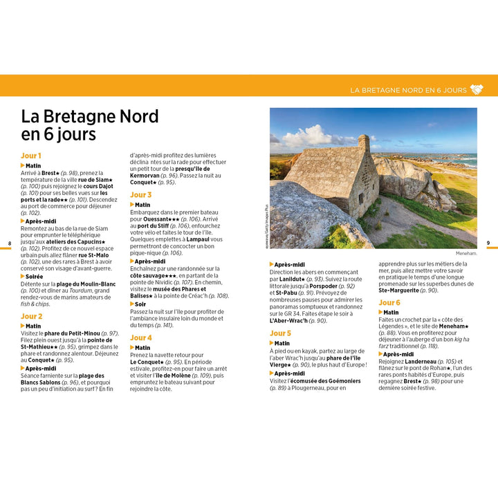 Guide Vert Week & GO - Bretagne Nord - Édition 2023 | Michelin guide petit format Michelin 