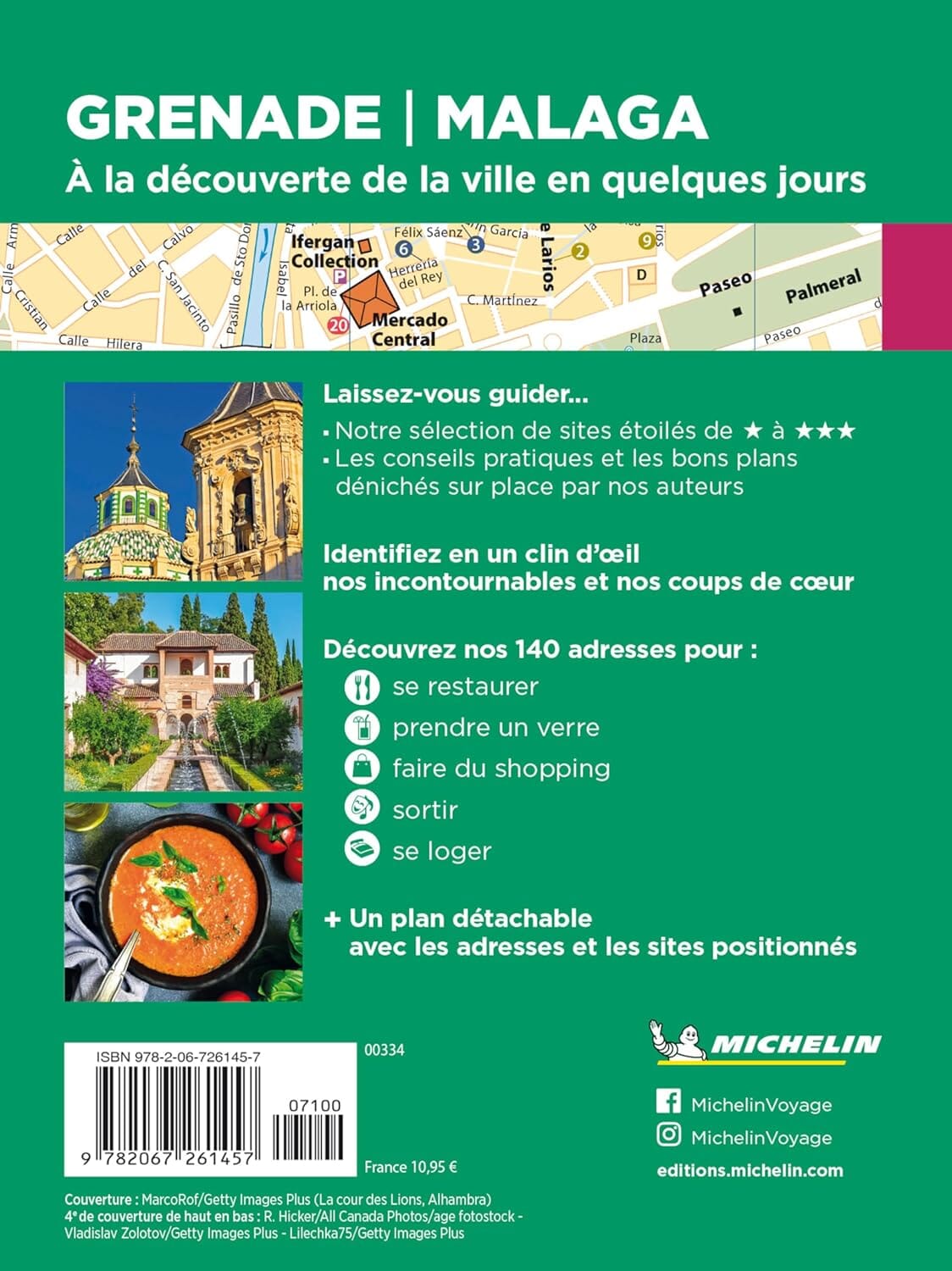 Guide Vert Week & GO - Grenade, Malaga - Édition 2023 | Michelin guide de voyage Michelin