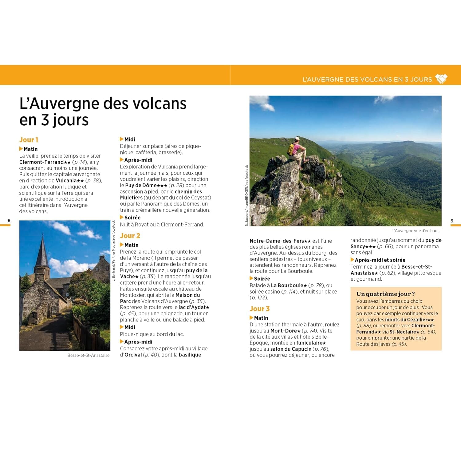 Guide Vert Week & Go - L'Auvergne des volcans, Clermont-Ferrand et la chaîne de Puys - Édition 2024 | Michelin guide de voyage Michelin 