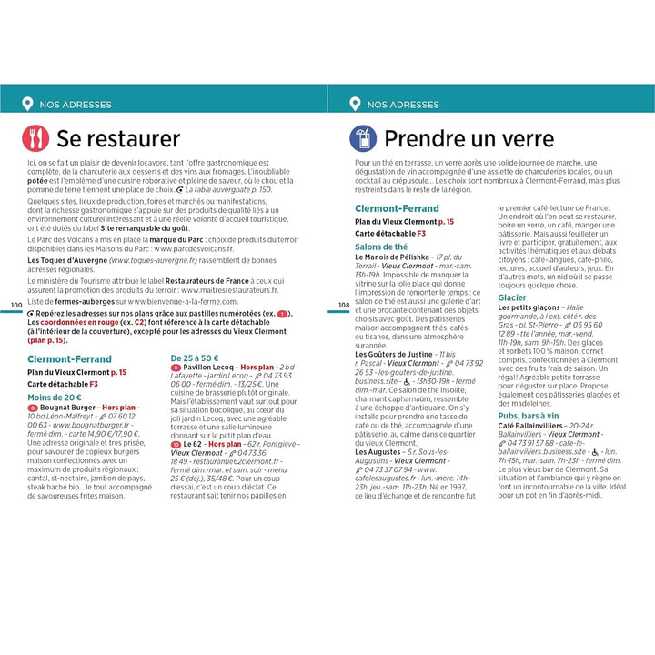 Guide Vert Week & Go - L'Auvergne des volcans, Clermont-Ferrand et la chaîne de Puys - Édition 2024 | Michelin guide de voyage Michelin 