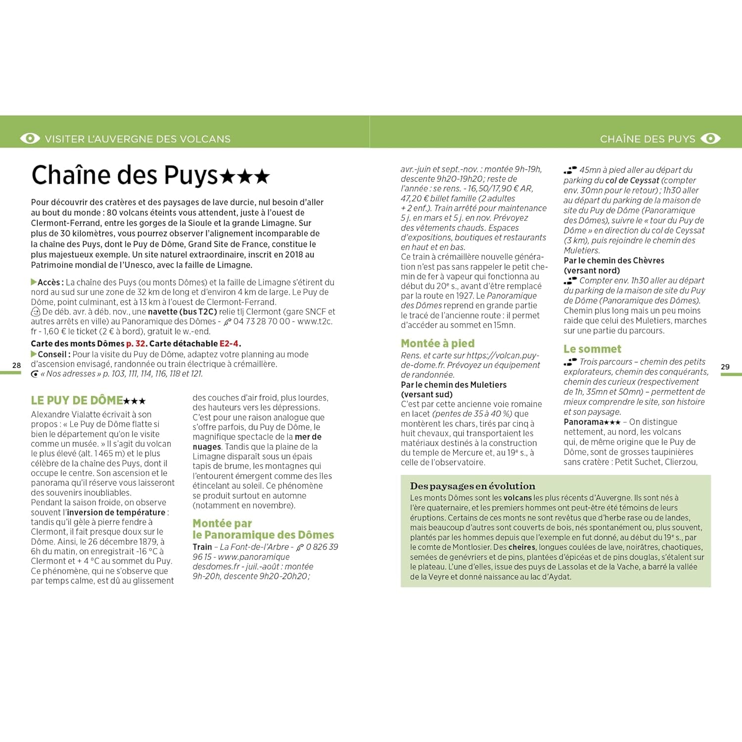Guide Vert Week & Go - L'Auvergne des volcans, Clermont-Ferrand et la chaîne de Puys - Édition 2024 | Michelin guide de voyage Michelin 