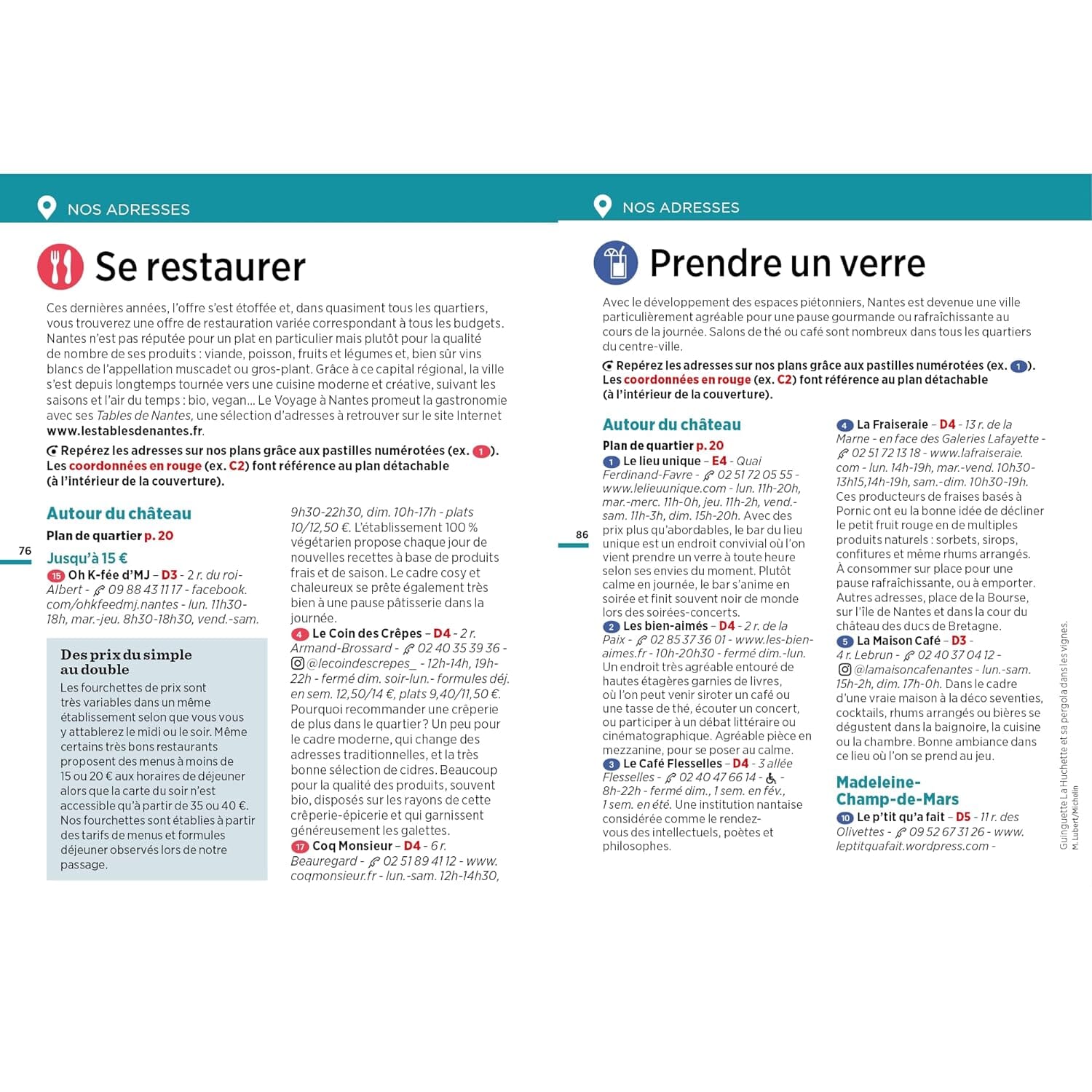 Guide Vert Week & GO - Nantes - Édition 2024 | Michelin guide de voyage Michelin 