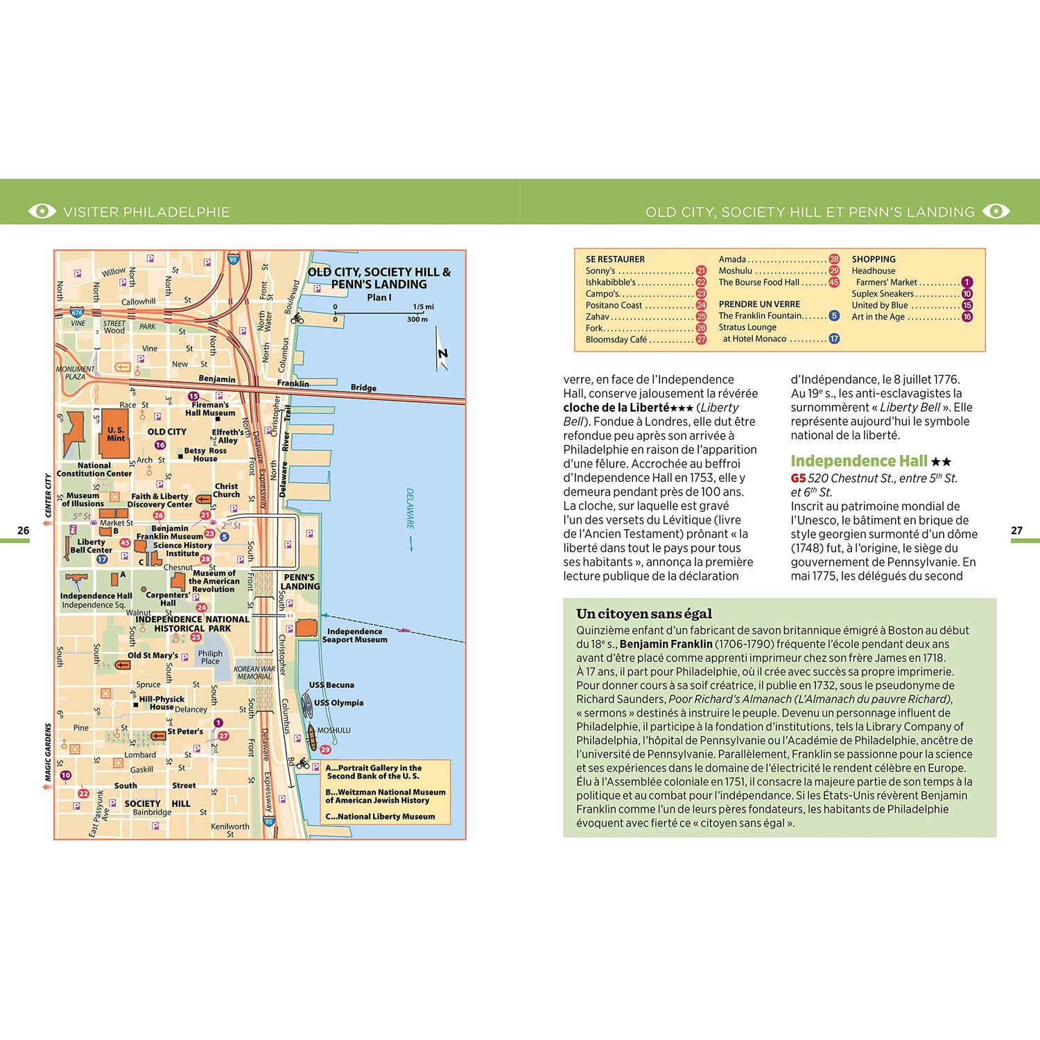 Guide Vert Week & GO - Philadelphie - Édition 2023 | Michelin guide de voyage Michelin