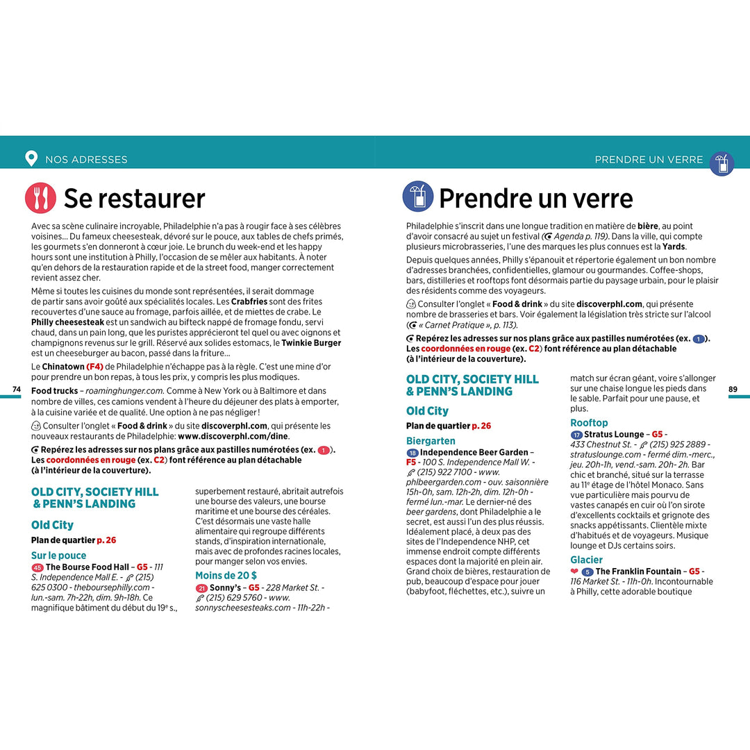 Guide Vert Week & GO - Philadelphie - Édition 2023 | Michelin guide petit format Michelin 