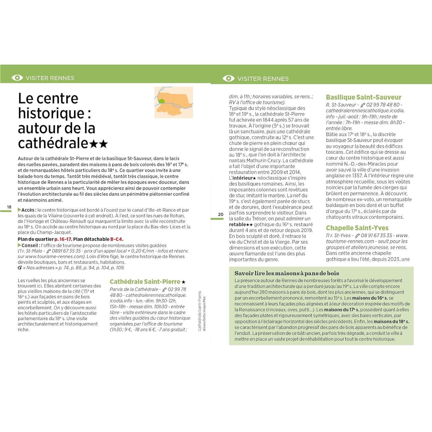 Guide Vert Week & GO - Rennes - Édition 2024 | Michelin guide de voyage Michelin 