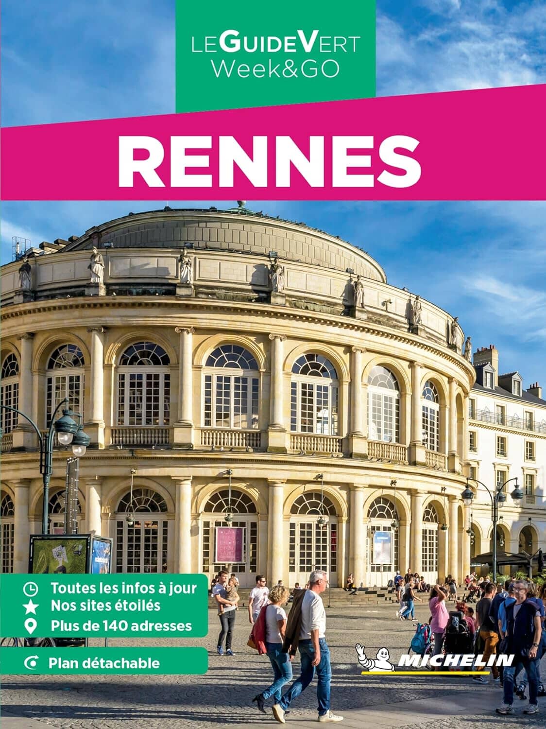 Guide Vert Week & GO - Rennes - Édition 2024 | Michelin guide de voyage Michelin 