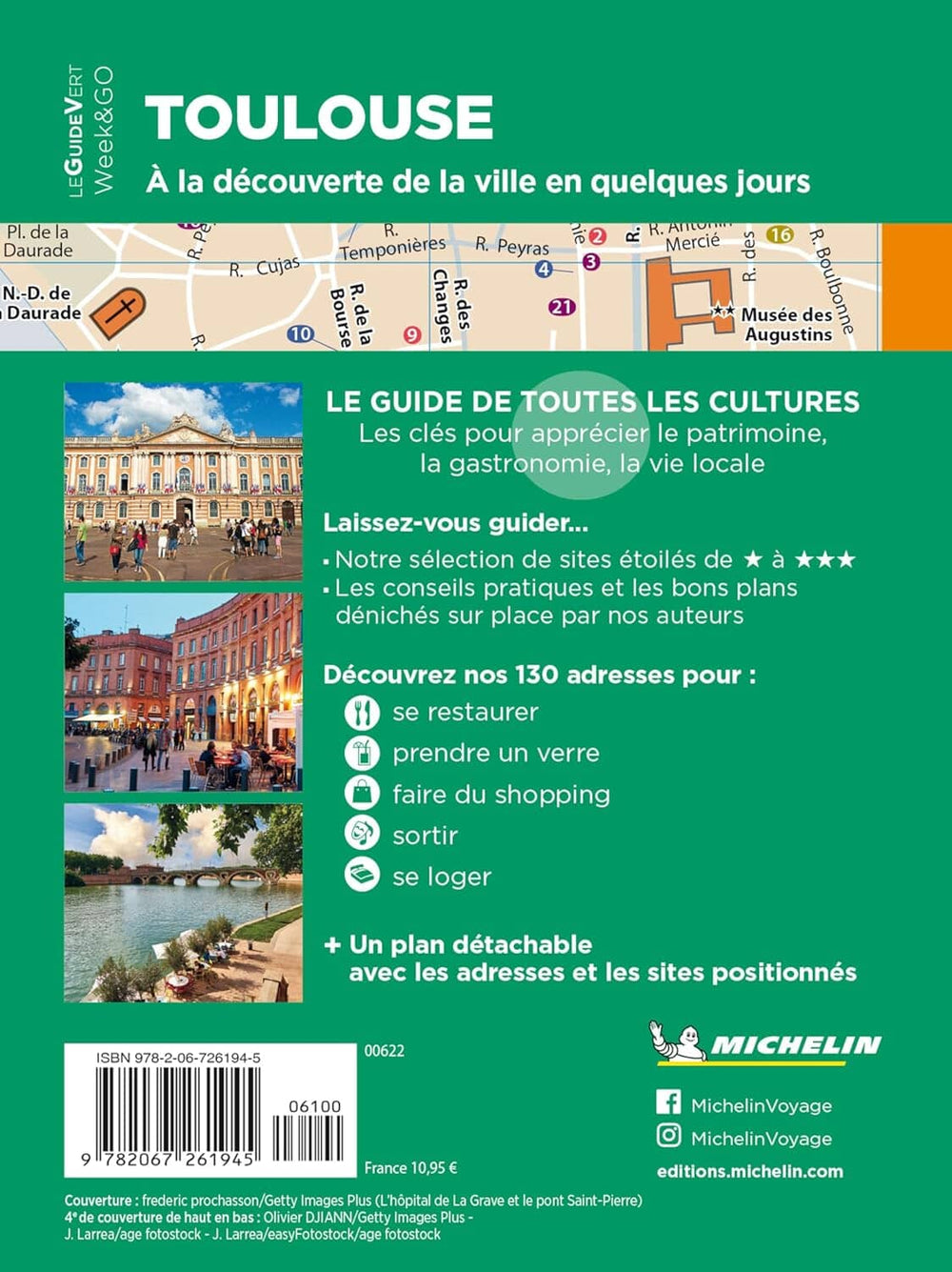 Guide Vert Week & GO - Toulouse - Édition 2024 | Michelin guide de voyage Michelin 