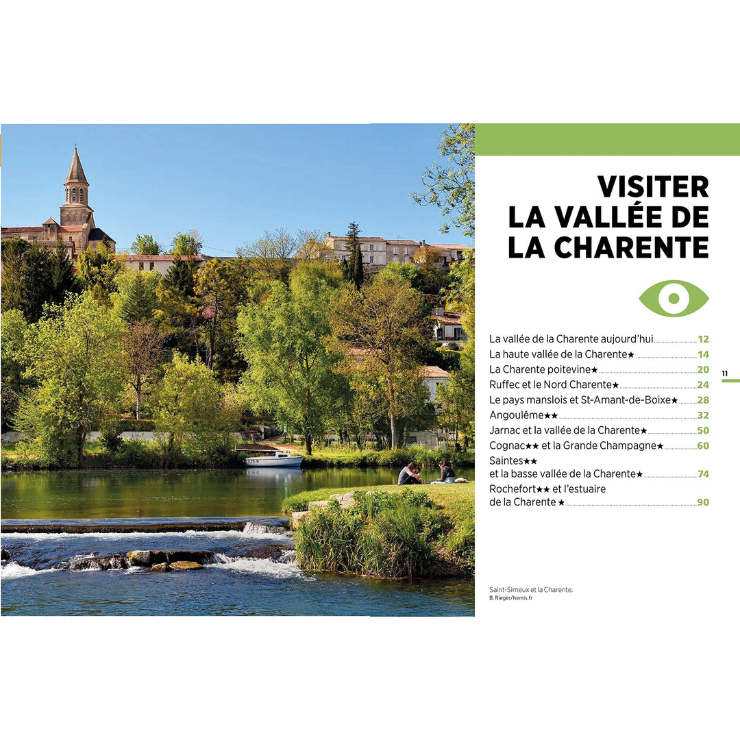 Guide Vert Week & GO - Vallée de la Charente Michelin, Angoulême, Cognac, Saintes, Rochefort - Édition 2023 | Michelin guide petit format Michelin 