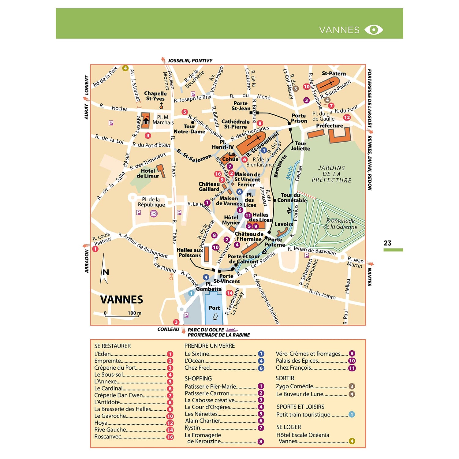 Guide Vert compact - Vannes et le Golfe du Morbihan - Édition 2025 | Michelin guide de voyage Michelin