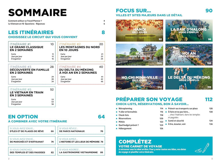 Guide - Vitenam Travel Planner 2026 | Hachette guide de voyage Hachette 
