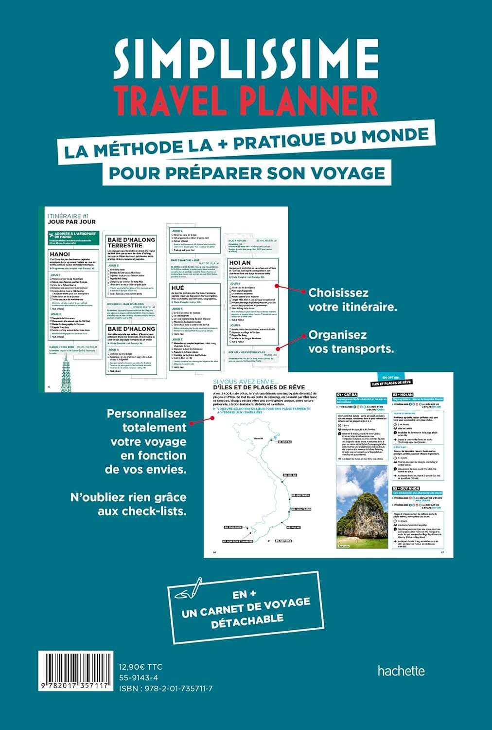 Guide - Vitenam Travel Planner 2026 | Hachette guide de voyage Hachette 