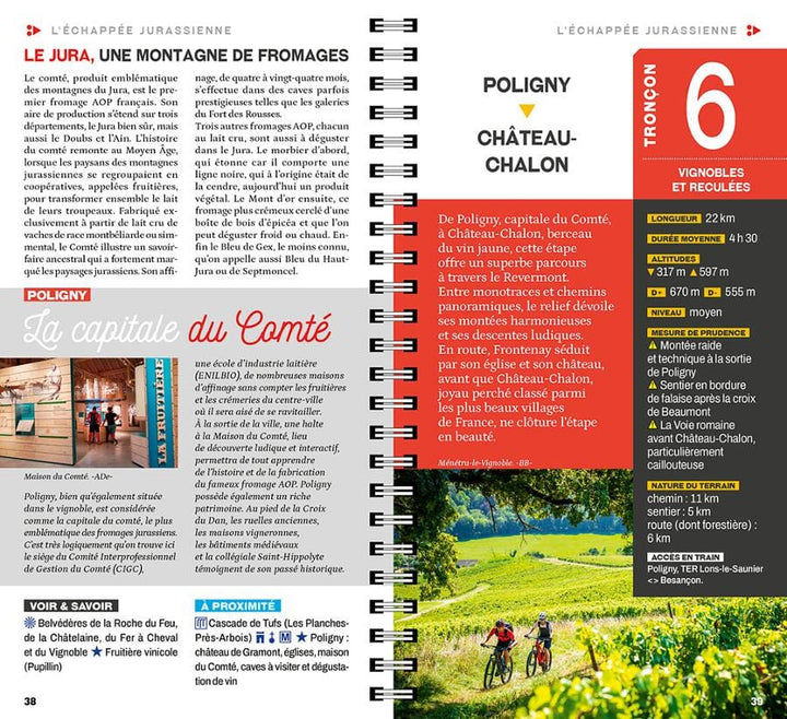 Guide VTT - L'échappée jurassienne | Chamina guide cycliste Chamina 