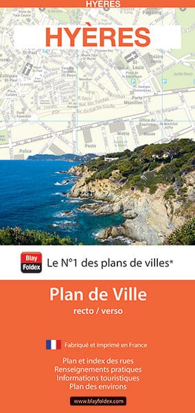 Hyères, Var - Plan de ville | Blay Foldex plan de ville Blay Foldex