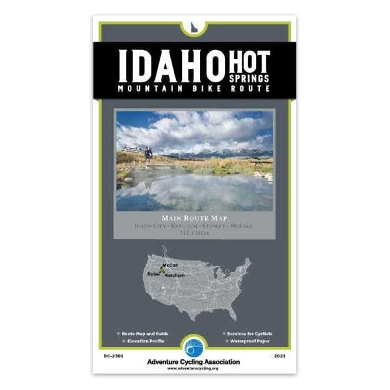 Idaho Hot Springs Mountain Bike Route Main Route Map Adventure Cycling Association | Adventure Cycling Association carte cycliste Adventure Cycling Association