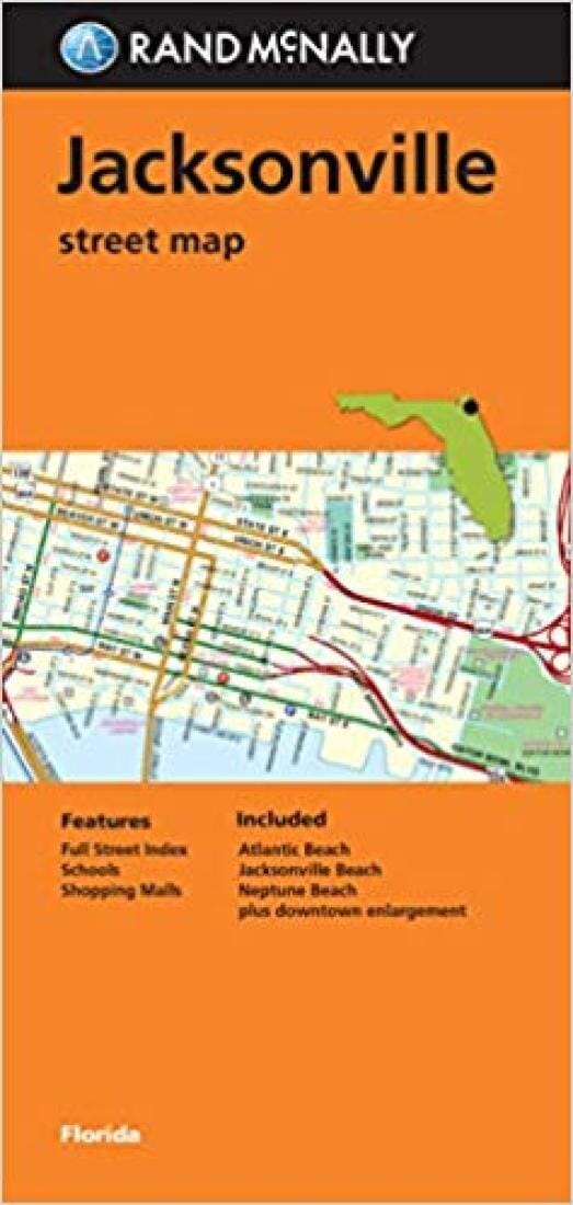 Jacksonville, Floride | Rand McNally plan de ville Rand McNally