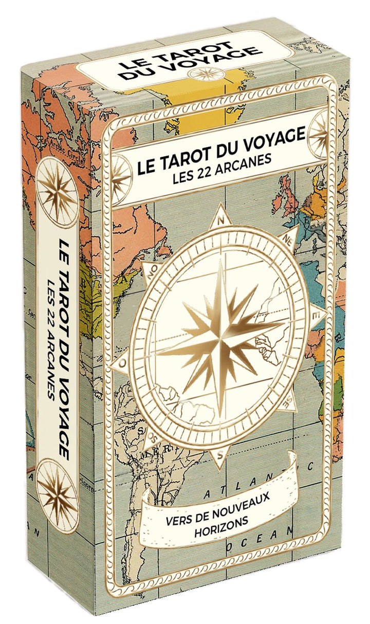 Jeu de cartes - Le tarot du voyage | Aventura carte pliée Aventura 