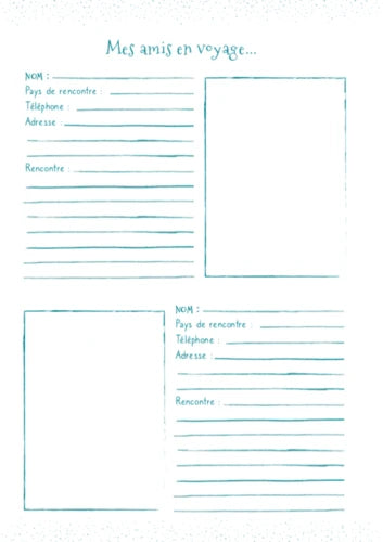 Journal d'aventures | Aventura carnet de voyage Aventura