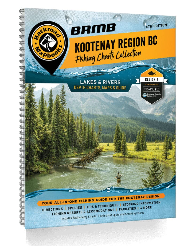 Kootenay Region BC Fishing Mapbook | Backroads Mapbooks atlas Backroads Mapbooks Default Title