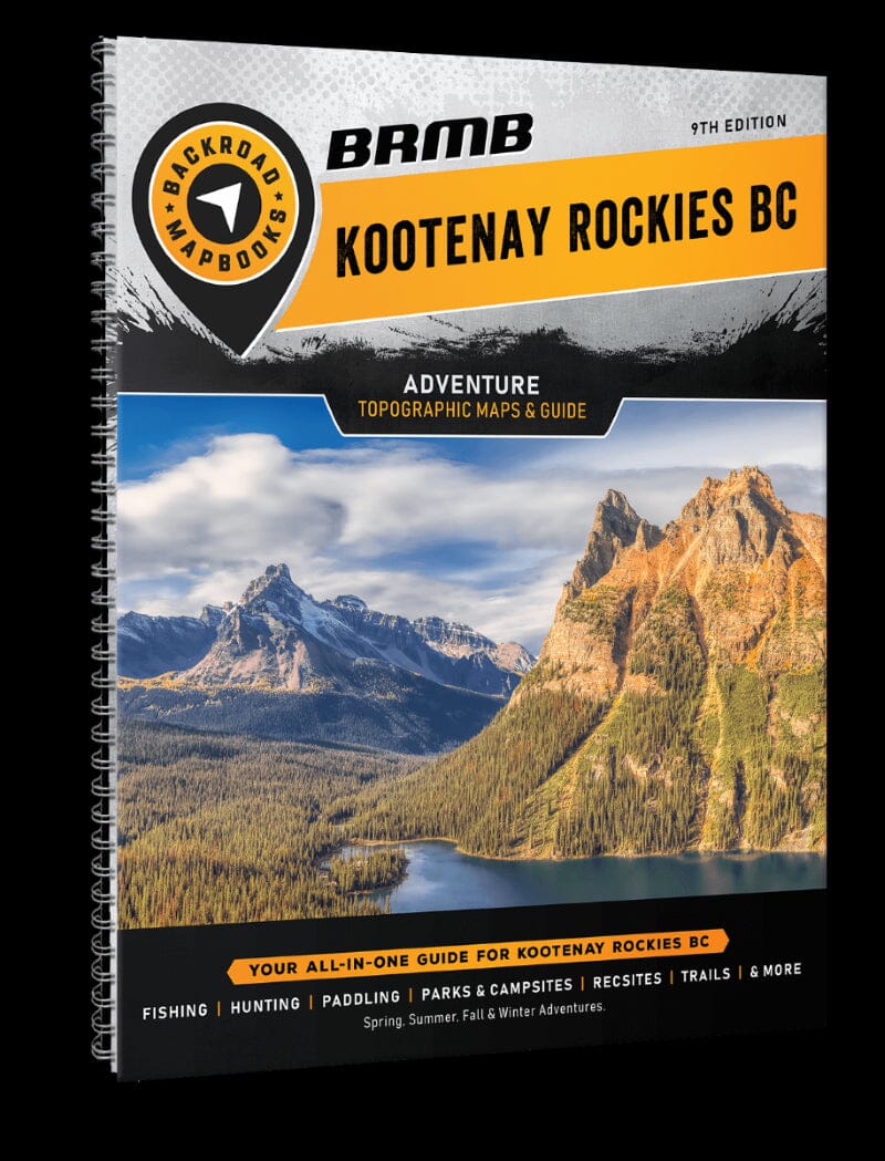 Kootenay Rockies BC Backroad Mapbook | Backroads Mapbooks atlas Backroads Mapbooks Default Title