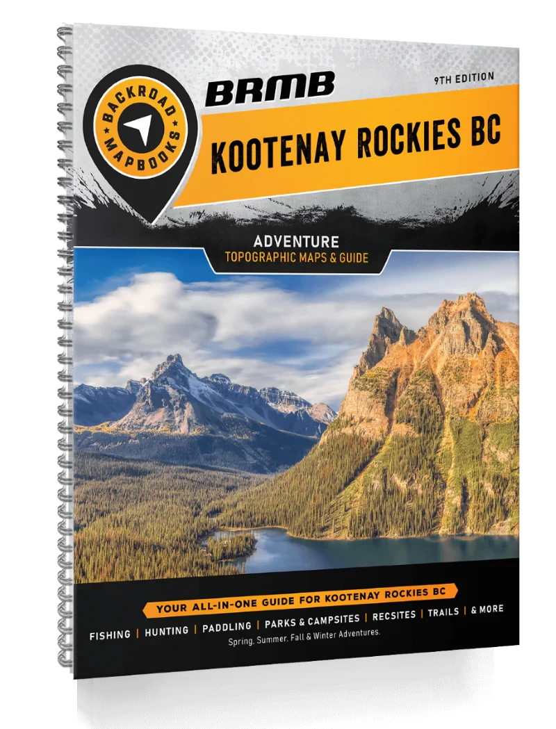 Kootenay Rockies (Bristish Columbia) MapBook | Backroads Mapbooks atlas Backroads Mapbooks 