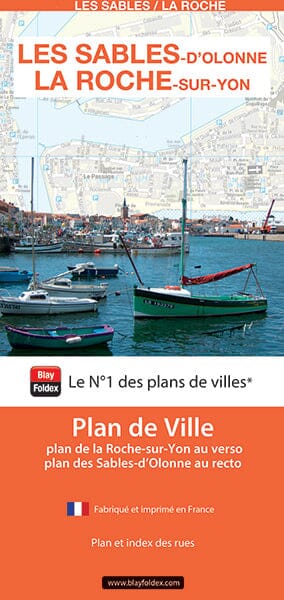 La Roche-sur-Yon & Les Sables d’Olonne - Plan de ville | Blay Foldex plan de ville Blay Foldex