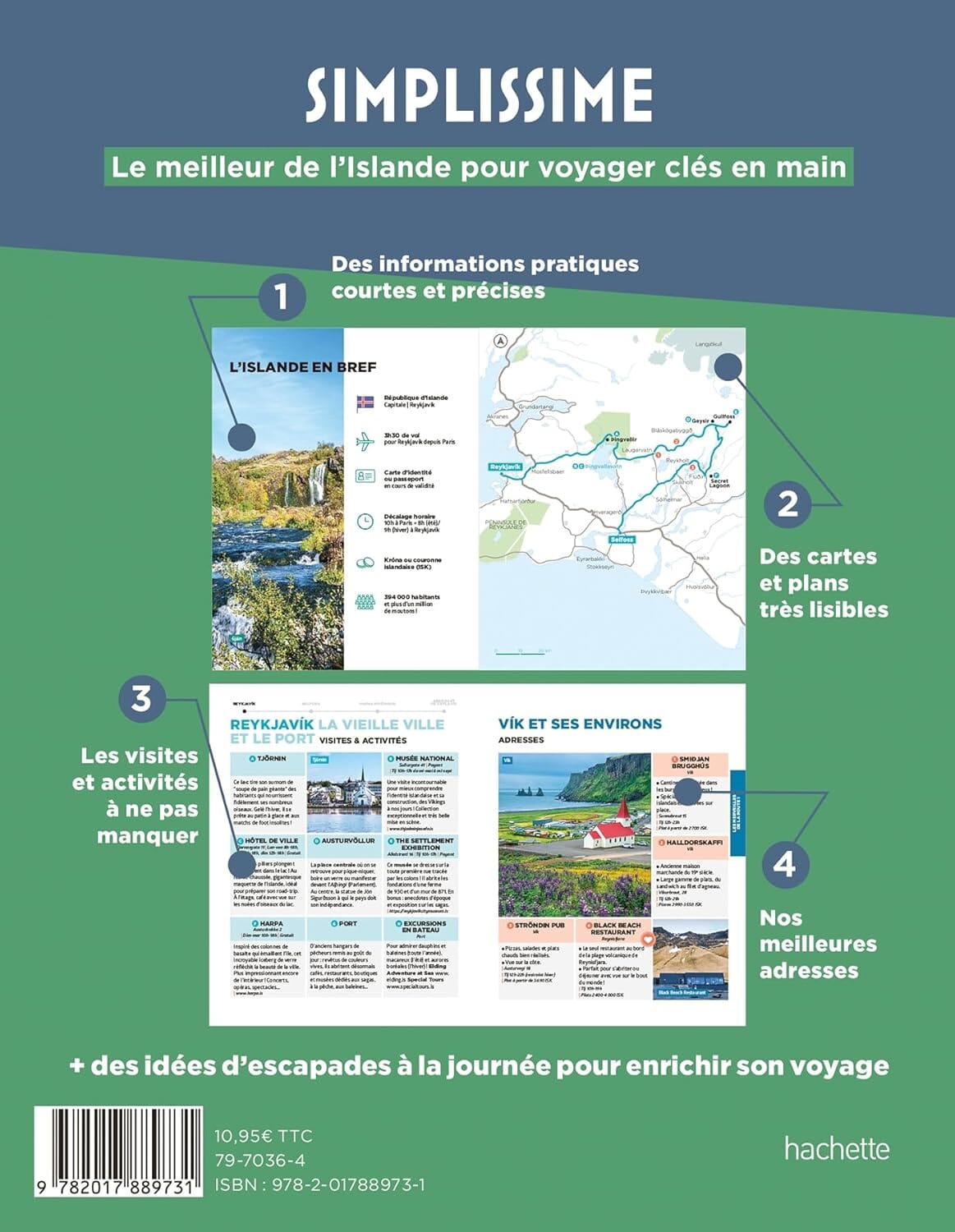 Le guide Simplissime - Islande - Édition 2025 | Hachette guide de voyage Hachette 