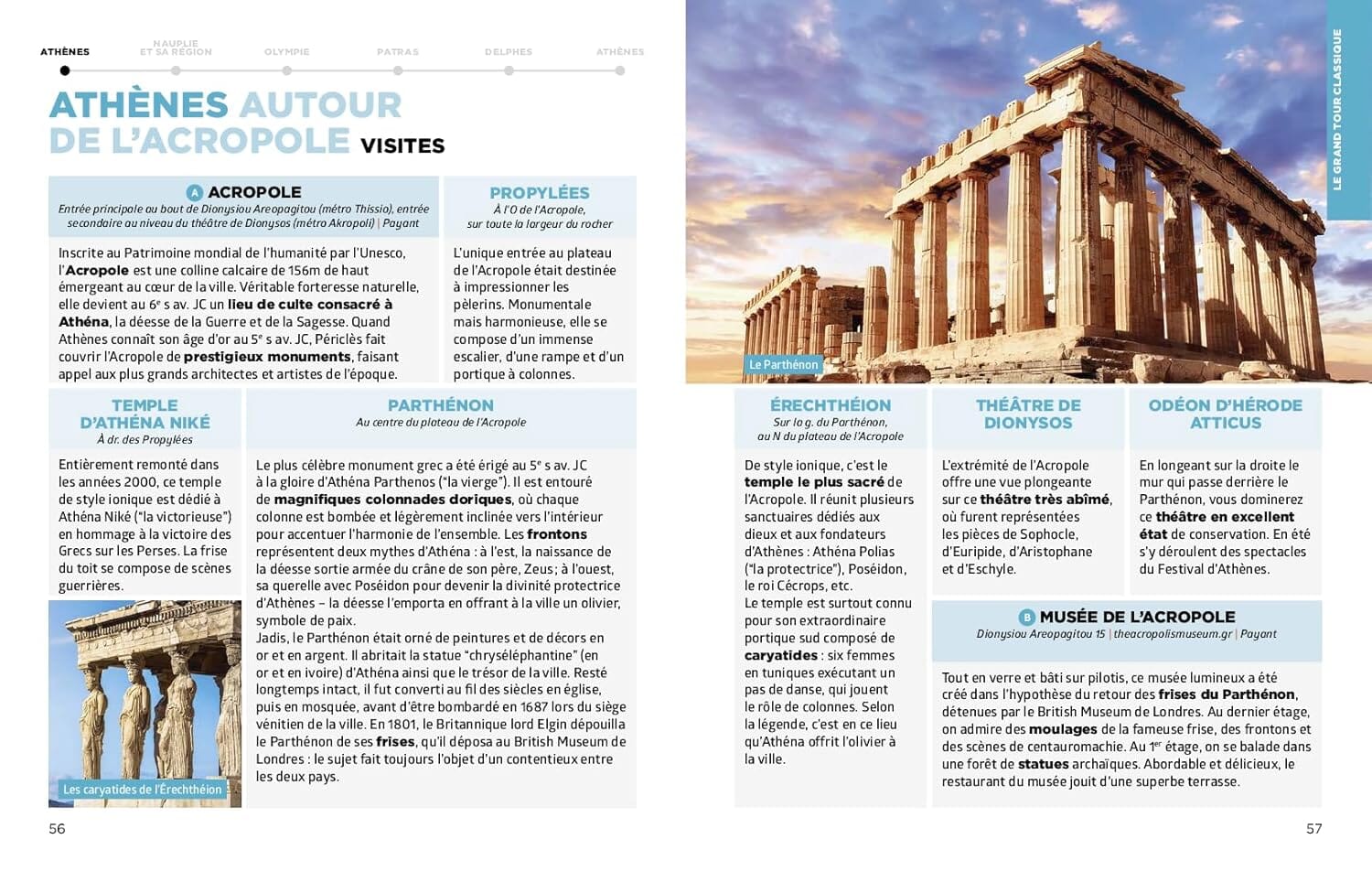 Le guide Simplissime - Péloponnèse et Athènes - Édition 2025 | Hachette guide de voyage Hachette 