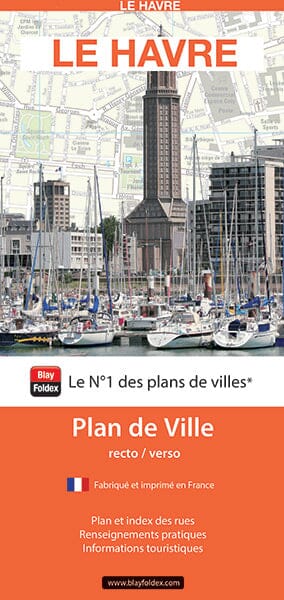 Le Havre, Seine-Maritime - Plan de ville | Blay Foldex plan de ville Blay Foldex