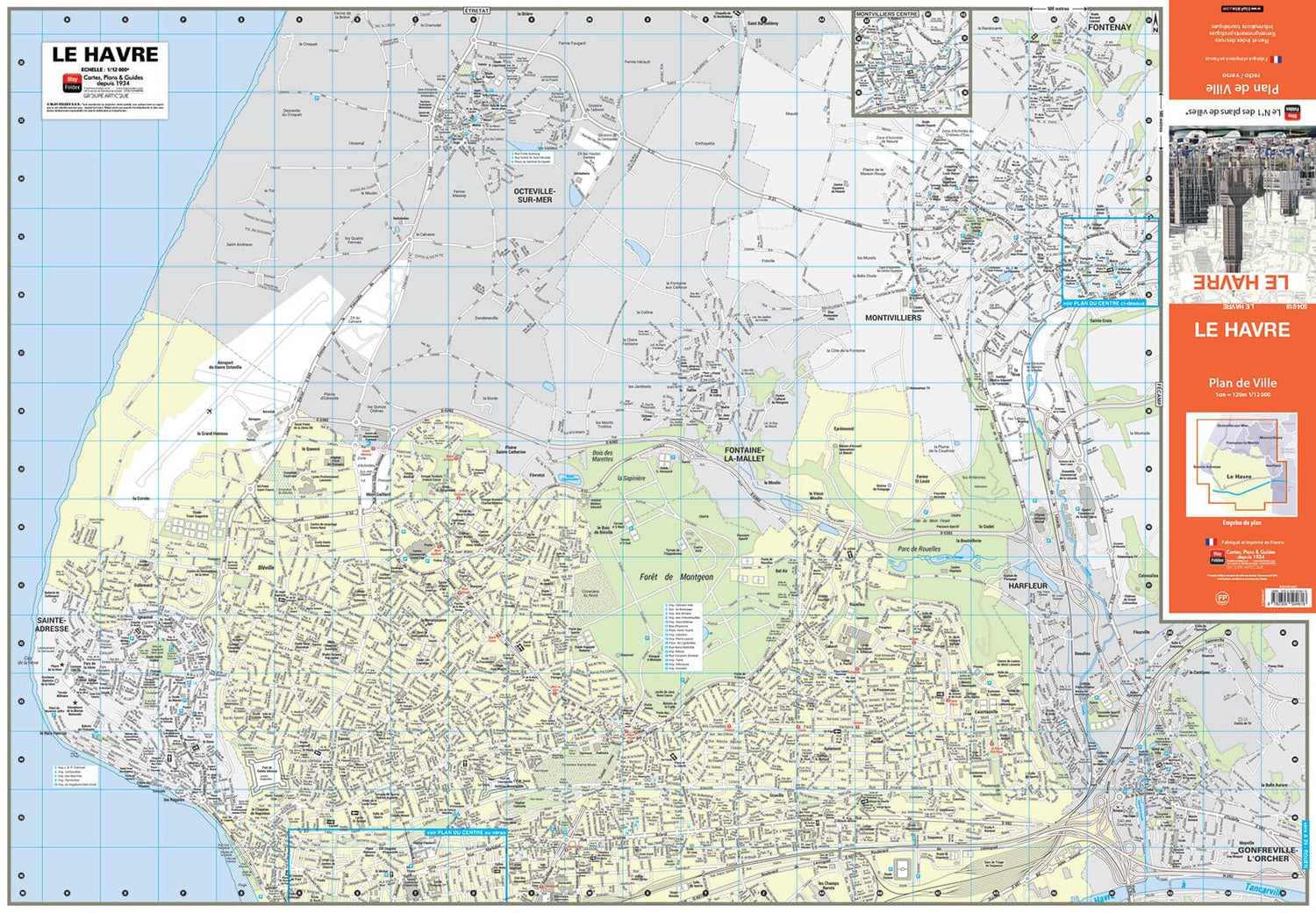 Le Havre, Seine-Maritime - Plan de ville | Blay Foldex plan de ville Blay Foldex