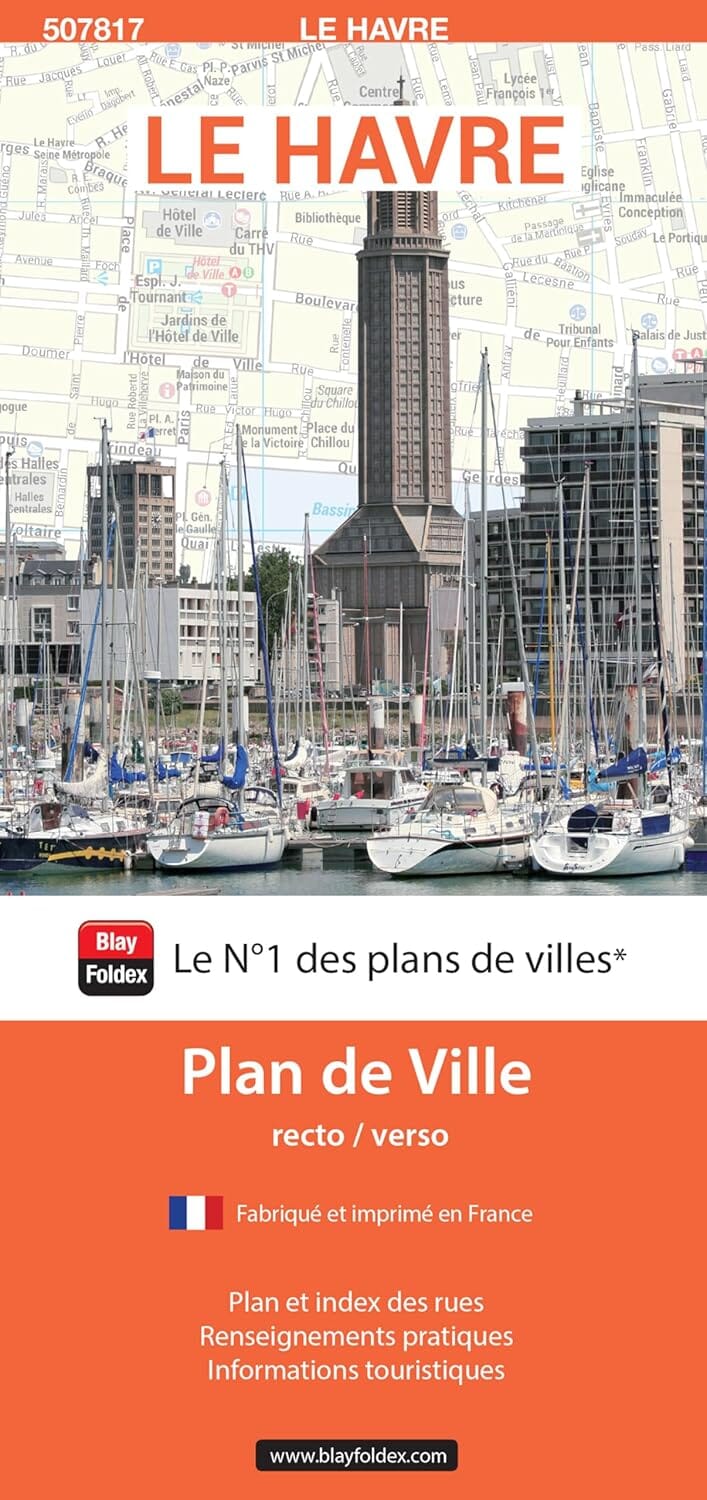 Le Havre, Seine-Maritime - Plan de ville | Blay Foldex plan de ville Blay Foldex 