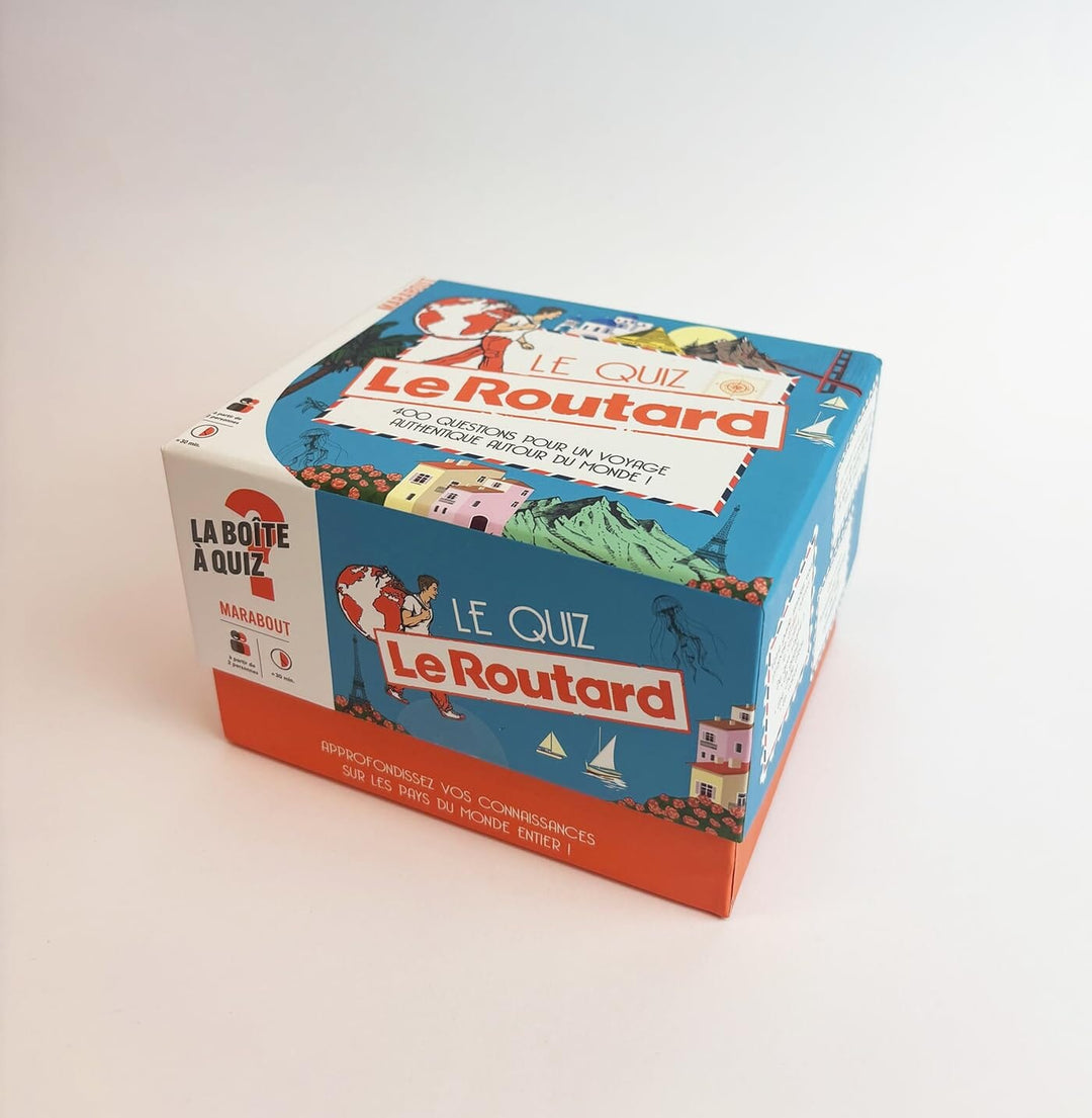 Le quiz Le Routard : 400 questions pour un voyage authentique autour du monde jeu Hachette 