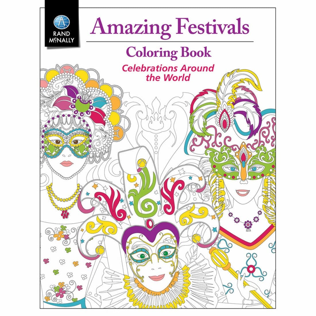 Livre de coloriage de festivals incroyables | Rand McNally jeu Rand McNally Default Title