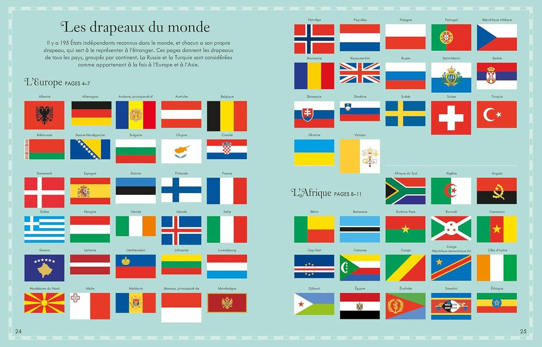 Livre et Puzzle 300 pièces - Atlas du monde | Usborne puzzle Interforum 