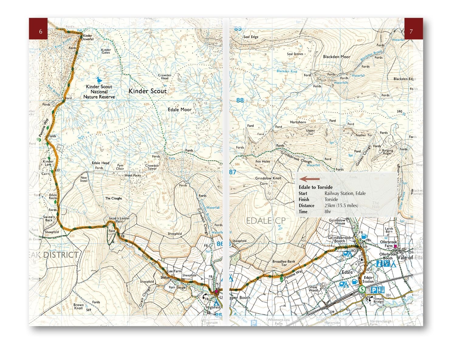 Livret de cartes (en anglais) - Pennine Way, northern England trails | Cicerone guide de randonnée Cicerone 