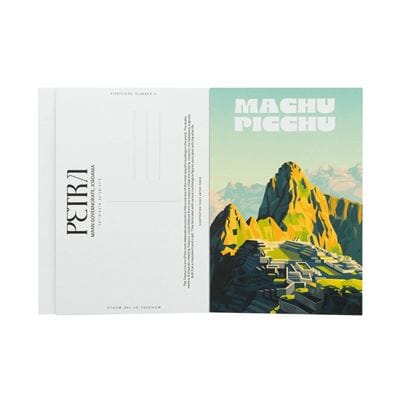 Lot de 24 cartes postales - Wonders of the World carnet de voyage Hokusai 