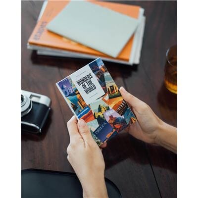 Lot de 24 cartes postales - Wonders of the World carnet de voyage Hokusai 