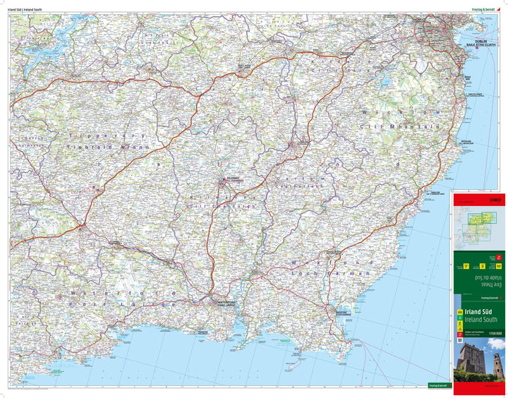 Lot de 3 cartes détaillées - Irlande | Freytag & Berndt carte routière Freytag & Berndt 
