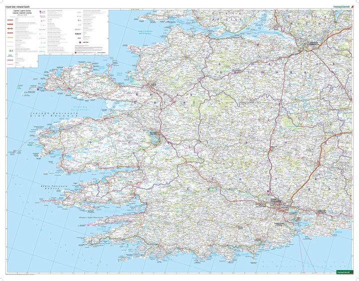 Lot de 3 cartes détaillées - Irlande | Freytag & Berndt carte routière Freytag & Berndt 