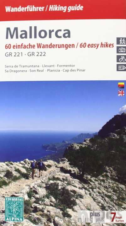 Lot de cartes de randonnée - Majorque (Baléares) - GR221, GR222 | Alpina carte pliée Editorial Alpina 