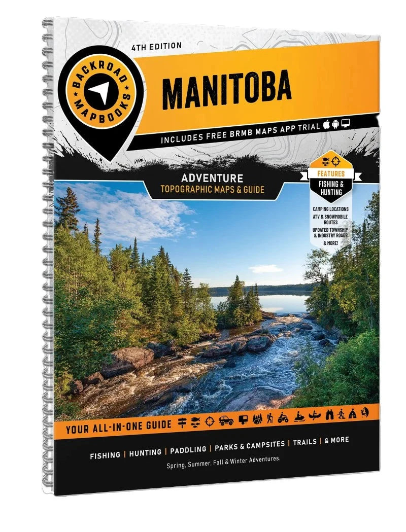 Manitoba MapBook | Backroads Mapbooks atlas Backroads Mapbooks 