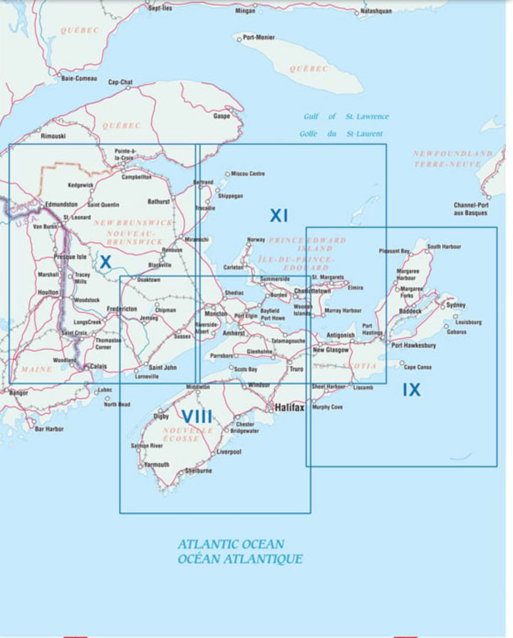 Maritimes Canada Back Road Atlas | Canadian Cartographics Corporation atlas Canadian Cartographics Corporation 