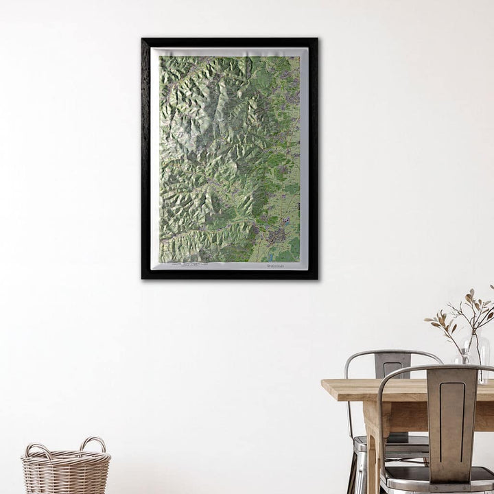 Carte en relief - Vosges : Mont Sainte Odile, Champ du Feu - 50 x 70 cm | Dénivelés Editions carte en relief Dénivelés Editions