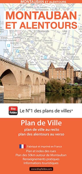Montauban, Tarn-et-Garonne - Plan de ville | Blay Foldex plan de ville Blay Foldex