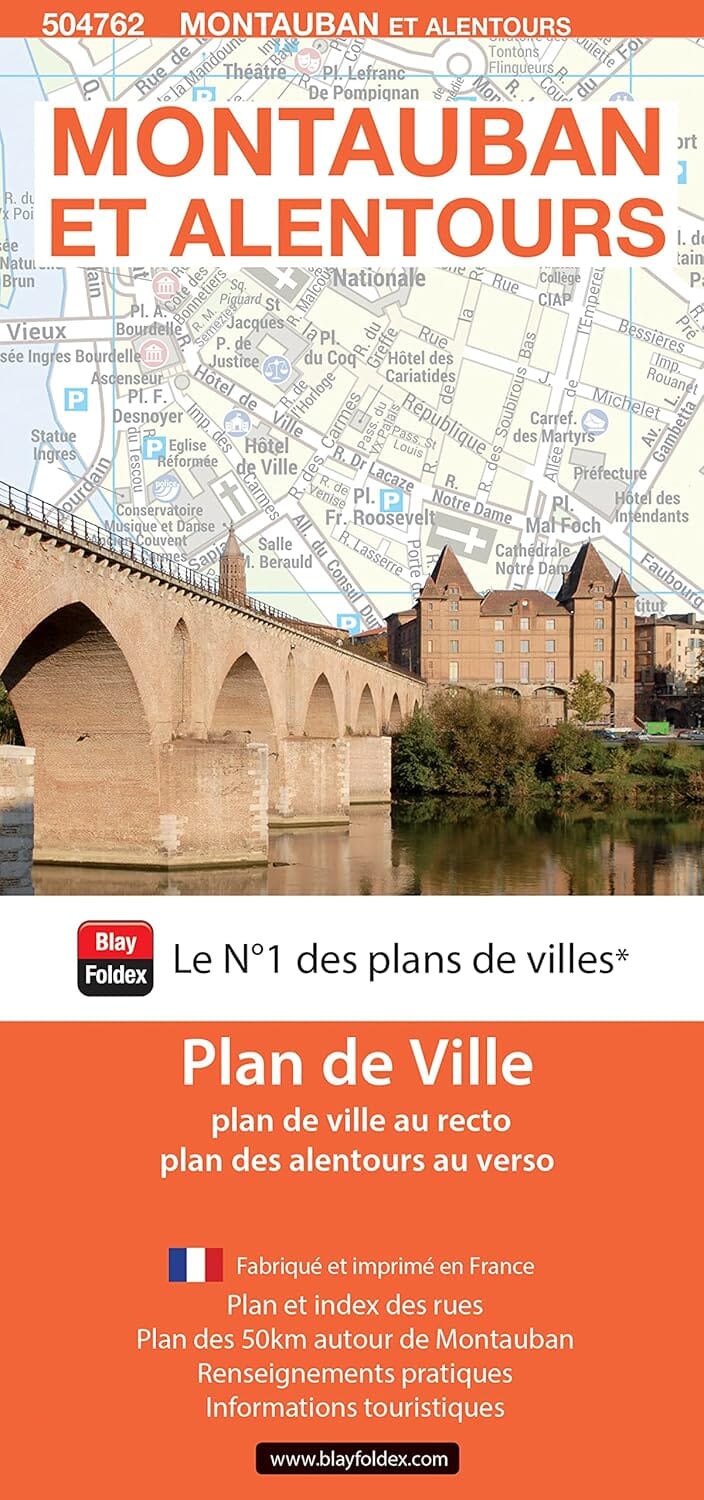 Montauban, Tarn-et-Garonne - Plan de ville | Blay Foldex plan de ville Blay Foldex 