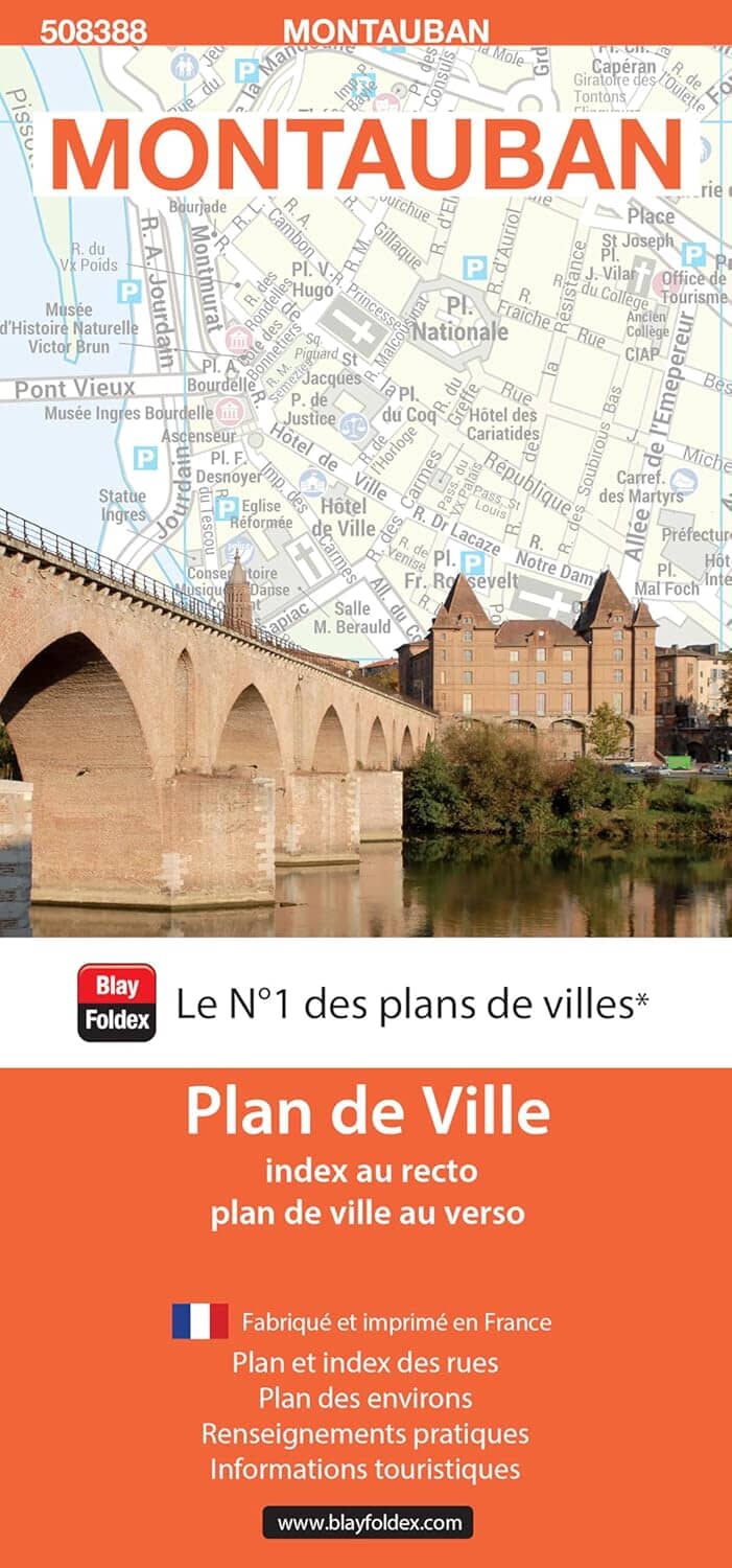 Montauban, Tarn-et-Garonne - Plan de ville | Blay Foldex plan de ville Blay Foldex 2026 